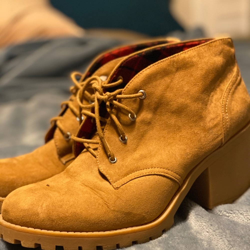Chunky Heel Booties
